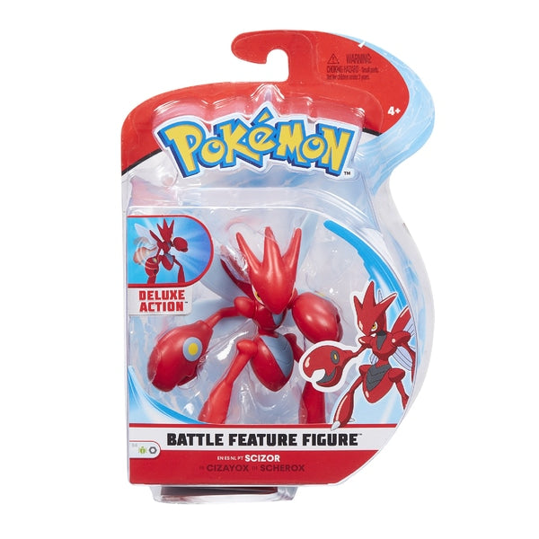 Pokemon - 4.5 Inch Battle Feature Figure - Scizor