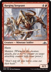 Barging Sergeant [Guilds of Ravnica]