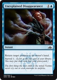 Unexplained Disappearance [Guilds of Ravnica]