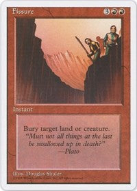 Fissure [Fourth Edition]