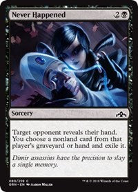 Never Happened [Guilds of Ravnica]