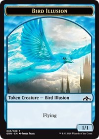 Bird Illusion Token [Guilds of Ravnica Tokens]