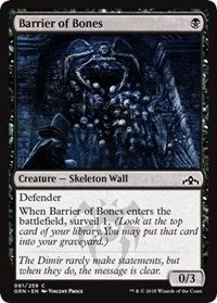 Barrier of Bones [Guilds of Ravnica]