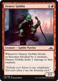 Ornery Goblin [Guilds of Ravnica]