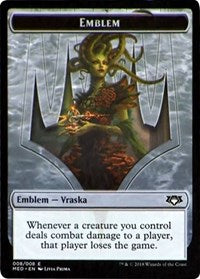 Emblem - Vraska, Golgari Queen [Mythic Edition Tokens]