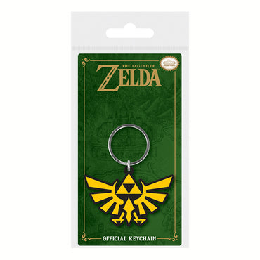 Legend Of Zelda - Triforce Rubber Keyring