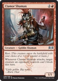 Clamor Shaman [Ravnica Allegiance]