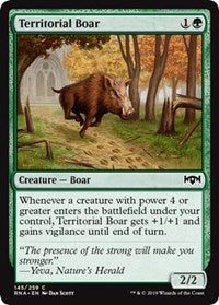Territorial Boar [Ravnica Allegiance]