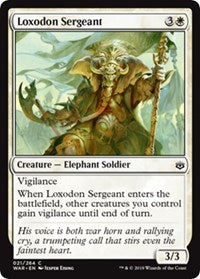 Loxodon Sergeant [War of the Spark]