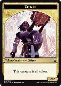 Citizen Token [War of the Spark Tokens]