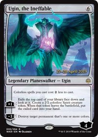Ugin, the Ineffable [War of the Spark Promos]
