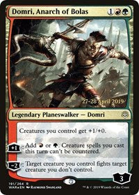Domri, Anarch of Bolas [War of the Spark Promos]