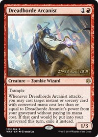 Dreadhorde Arcanist [War of the Spark Promos]