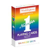 Waddingtons No 1 Playing Cards - Rainbow