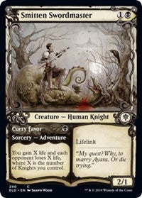 Smitten Swordmaster // Curry Favor (Showcase) [Throne of Eldraine]