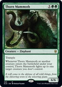 Thorn Mammoth [Throne of Eldraine]