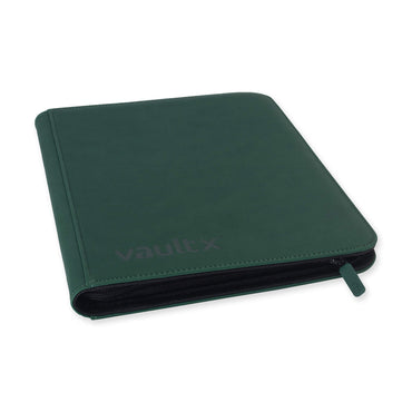 Vault X - 9-Pocket eXo-Tec® Zip Binder - Green
