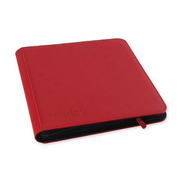 Vault X - 12-Pocket EXo-Tec® - Zip Binder - Red