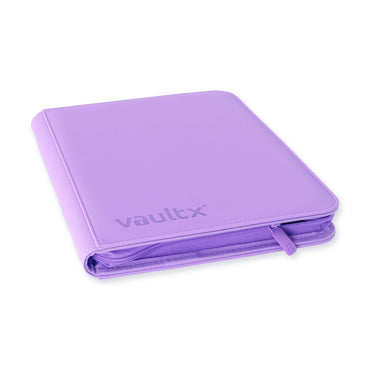 Vault X - 9-Pocket Exo-Tec® Zip Binder - Just Purple