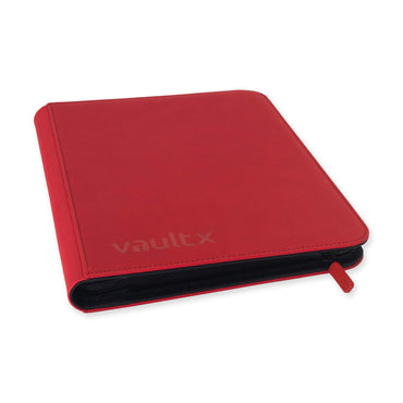 Vault X - 9-Pocket eXo-Tec® Zip Binder - Red