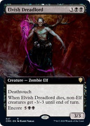 Elvish Dreadlord (Extended Art) [Commander Legends]