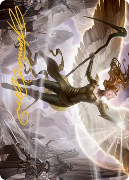Sigarda's Splendor Art Card (Gold-Stamped Signature) [Innistrad: Midnight Hunt Art Series]