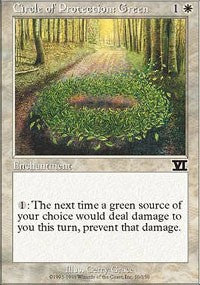 Circle of Protection: Green [Classic Sixth Edition]