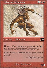 Talruum Minotaur [Classic Sixth Edition]