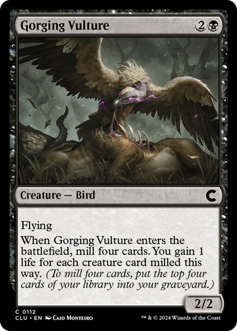 Gorging Vulture [Ravnica: Clue Edition]
