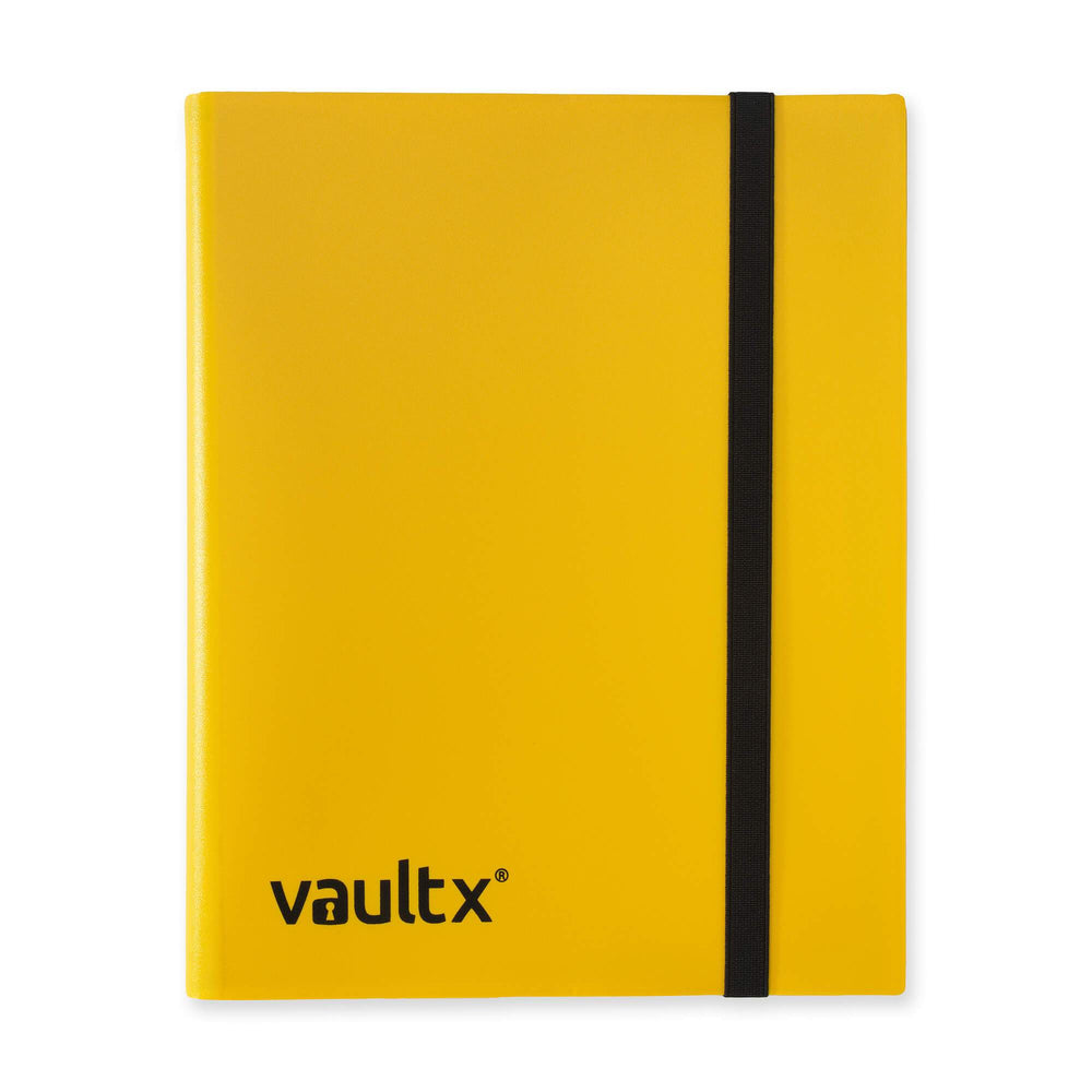 Vault X - 9-Pocket Strap Binder - Yellow