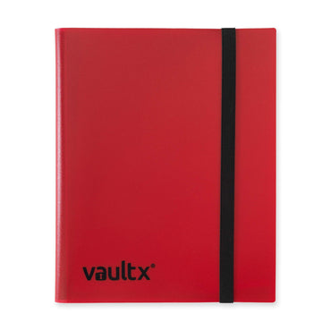 Vault X - 9-Pocket Strap Binder - Red
