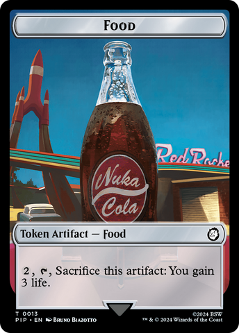 Food (0013) // Wasteland Survival Guide Double-Sided Token [Fallout Tokens]