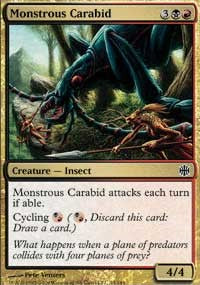 Monstrous Carabid [Alara Reborn]