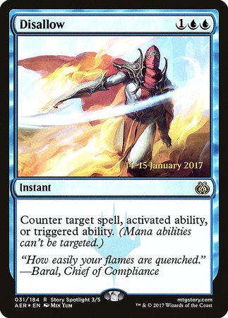 Disallow [Aether Revolt Promos]