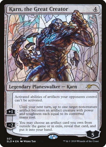 Karn, the Great Creator (Stained Glass) [Secret Lair Drop Promos]