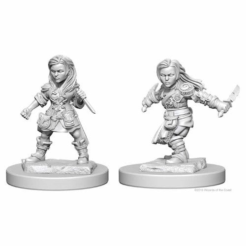 Nolzer's Marvolous Miniatures: Halfling Female Rouge