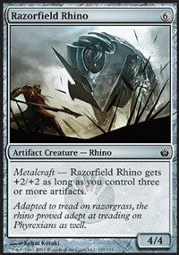 Razorfield Rhino [Mirrodin Besieged]