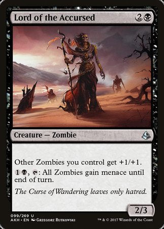mtg amonkhet black cards Lord of the Accursed [Amonkhet]