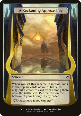 A Reckoning Approaches (Archenemy: Nicol Bolas) [Archenemy: Nicol Bolas]
