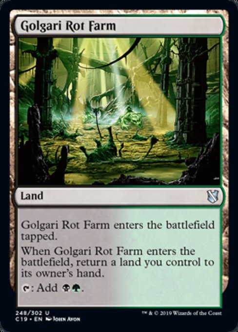 Golgari Rot Farm [Commander 2019]