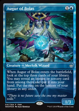 Augur of Bolas [War of the Spark Promos]