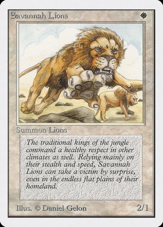 Savannah Lions [Unlimited Edition]