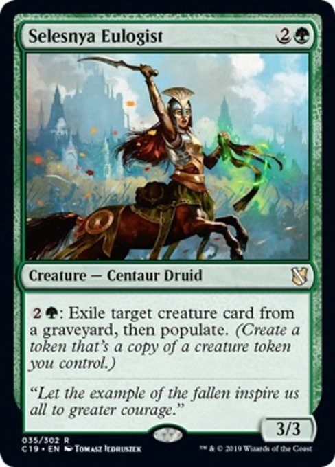 Selesnya Eulogist [Commander 2019]
