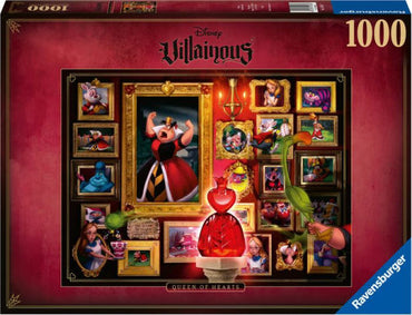 Disney Villainous: Queen of Hearts 1000 Pc Puzzle