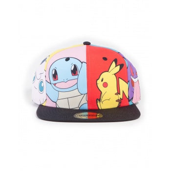 Pokémon - Multi Pop Art Snapback Cap
