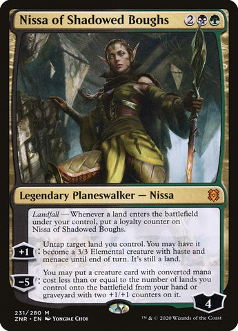 Nissa of Shadowed Boughs [Zendikar Rising]