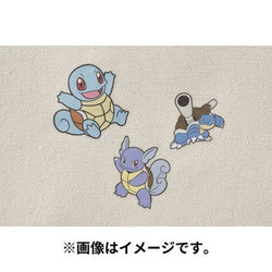 Pokemon Center Original irodo Fabric Transfer Sticker - Squirtle Wartortle Blastoise