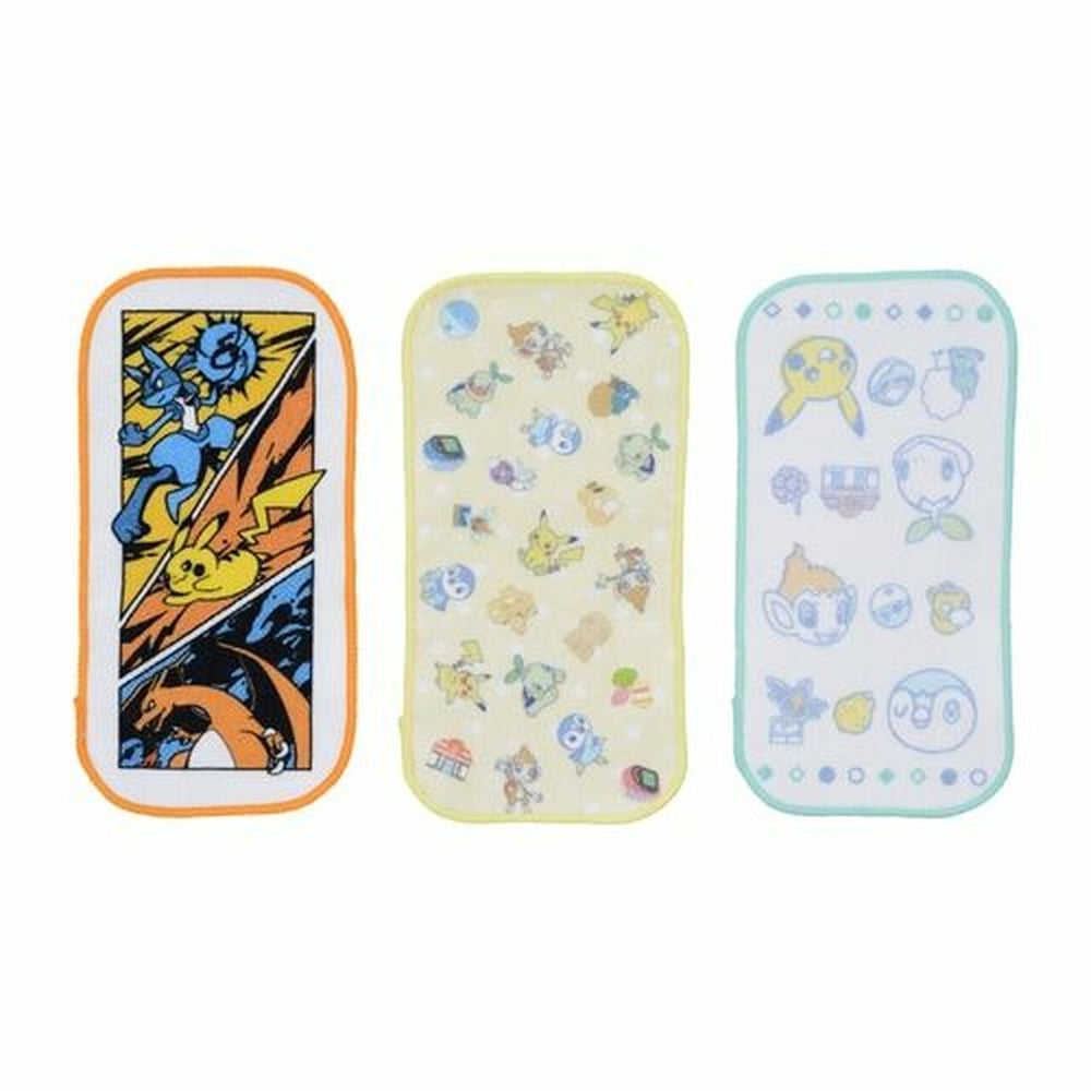 Pokemon Center Original Pocket Towel Set (3 pcs) Hospitality with Cake