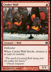 Cinder Wall [Duel Decks: Knights vs. Dragons]