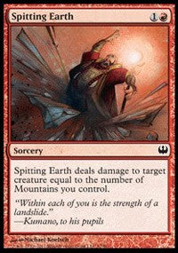 Spitting Earth [Duel Decks: Knights vs. Dragons]